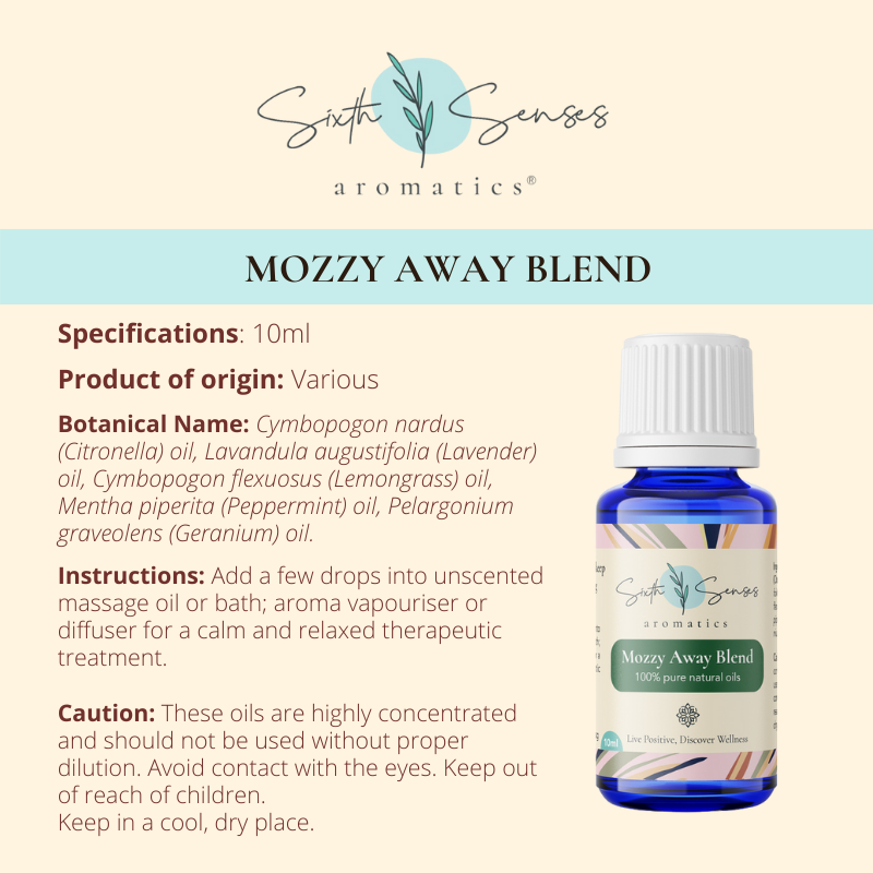 Mozzy Away Blend essential oils