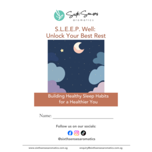 Sleep Well: Unlock the Power of Rest (E-book with Activities pages)