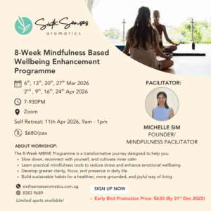 8 Week Mindfulness Based Wellbeing Enhancement Programme (Mar 2026 intake)